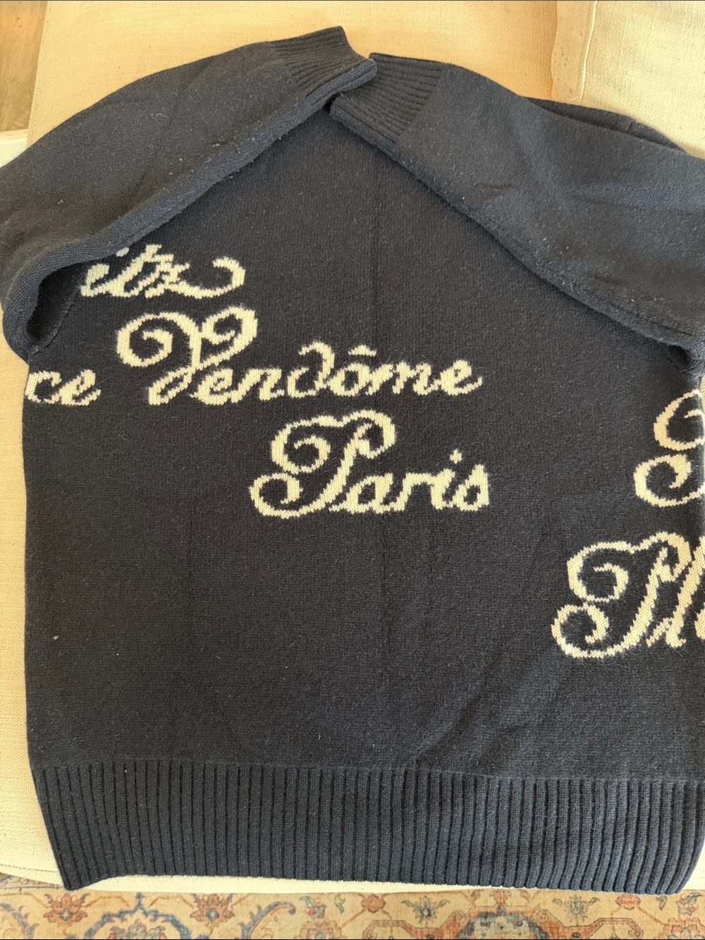 Frame x Ritz Paris Crew Sweater - Picture 8 of 8